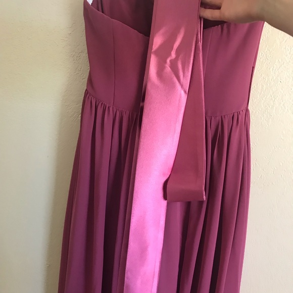 Azazie Fiona Dress, Mulberry color - Picture 4 of 8